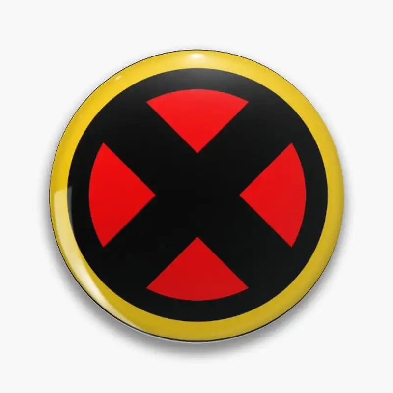 Xmen logo lapel pin brooch accessory