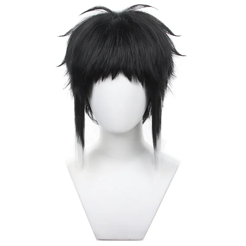 Anime Bungou Bungo Stray Dogs Akutagawa Ryunosuke Cosplay Costume Suit Wig For Adult Halloween costume
