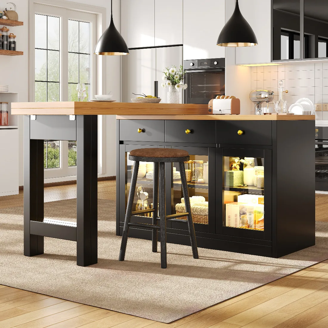 Isla de Cocina Extensible de 120200