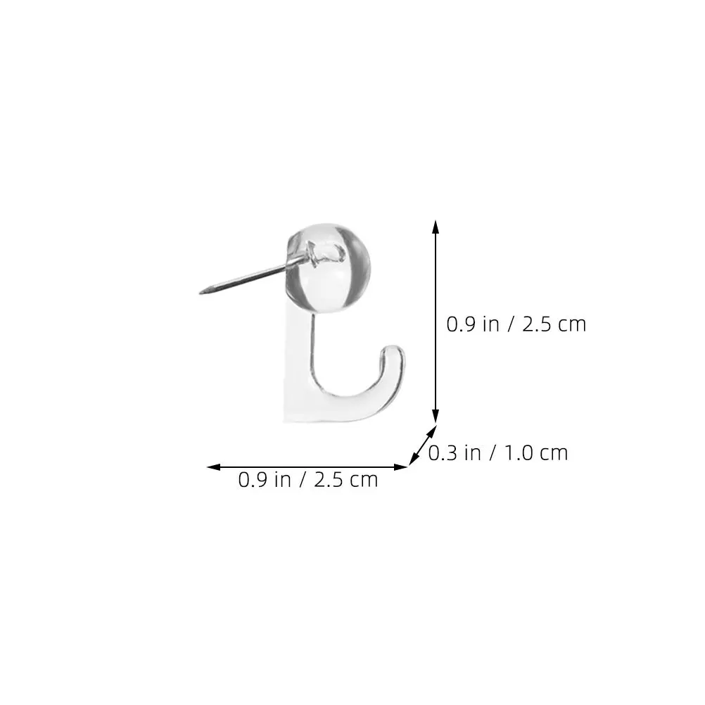 100 шт. крючки для кнопок, яркие цветные пластиковые головки, кнопки для большого пальца для подвешивания пробковых досок, офисные принадлежности, многофункциональные кнопки