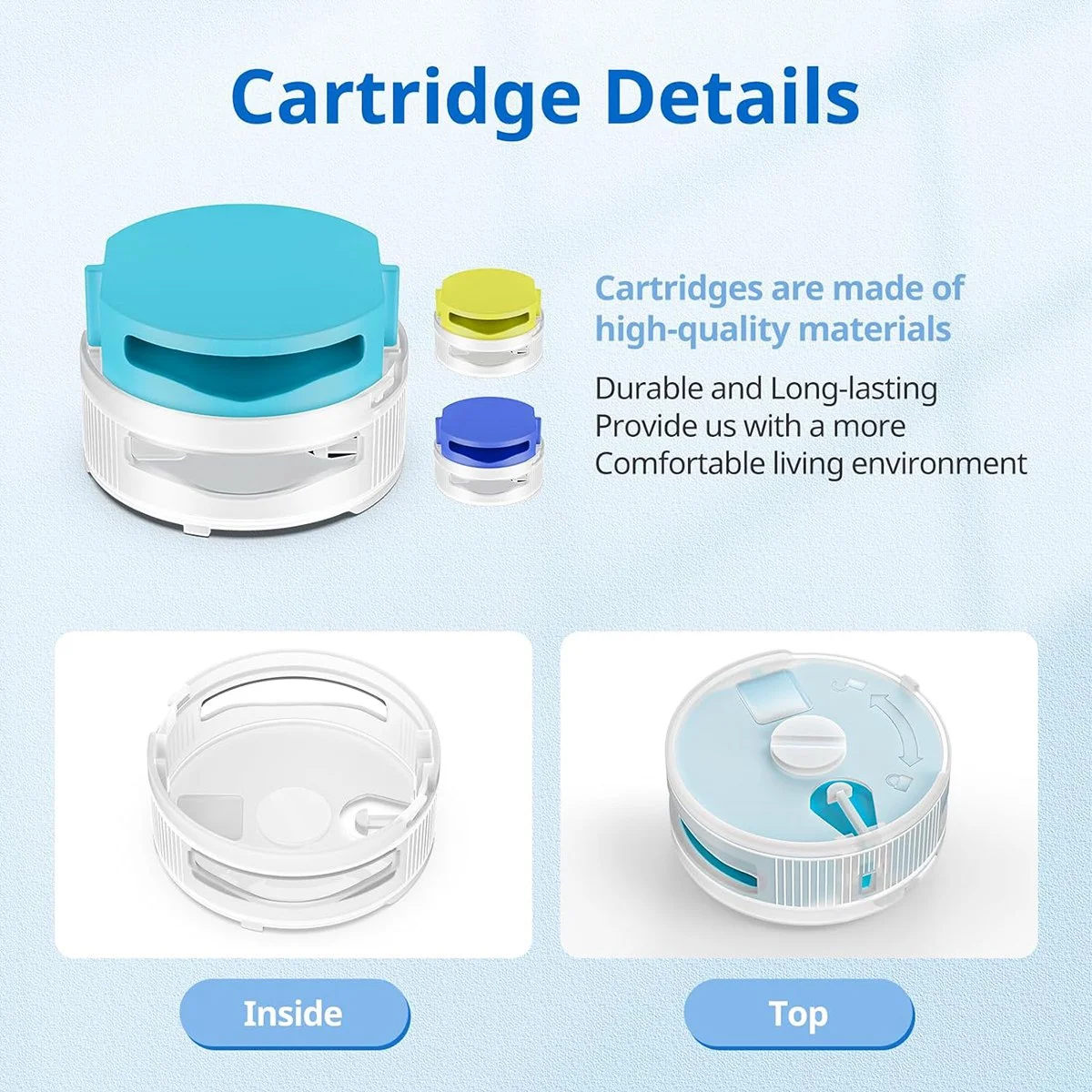 

New 6 Pack Anti Odour Cartridge for Shark, Odor Neutralizer Cartridge for Shark HZ3002 IZ862H IZ562H AZ3002 Vacuum Cleaner