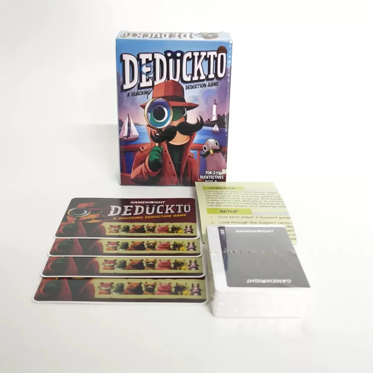 DEDUCKTO Guess who I am? board games family gathering Game Cards