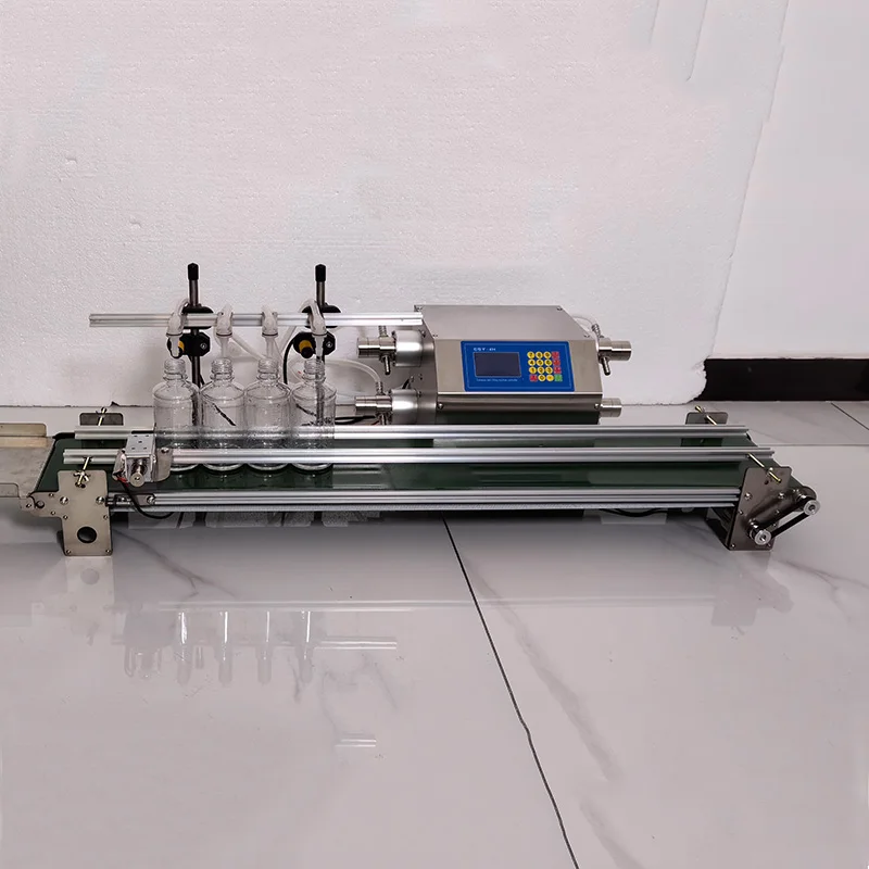 CSY-4H6500 4 Nozzles Automatic Filling Machine For Essential Oil Perfume Wine Cosmetic With Conveyor