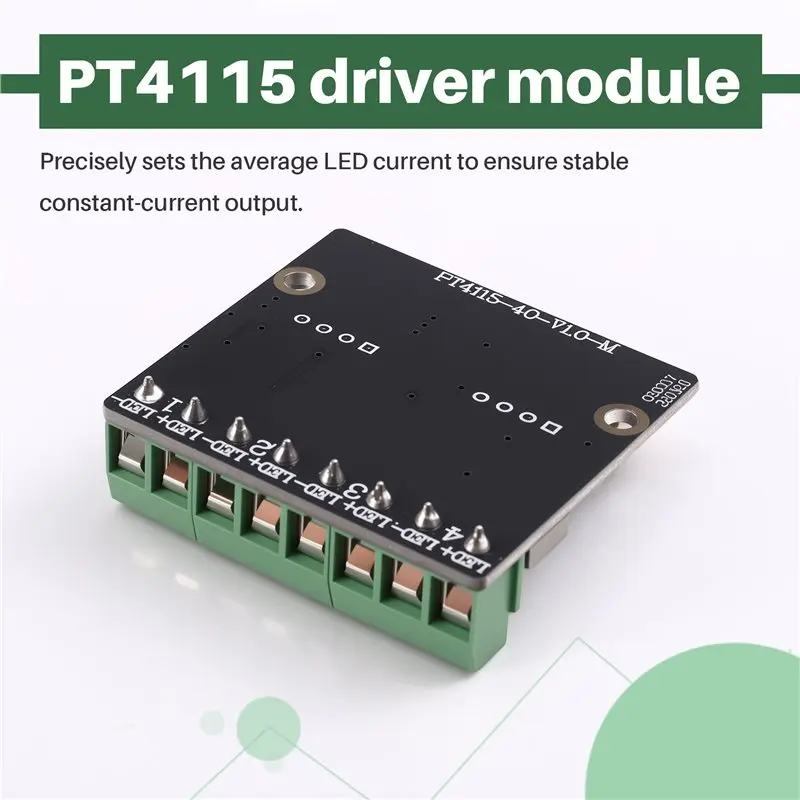 JHD PT4115 Driver Module 1-10 String LED Constant Current Driver Module 4-Channel Driver Module 1-10 String Driver Module