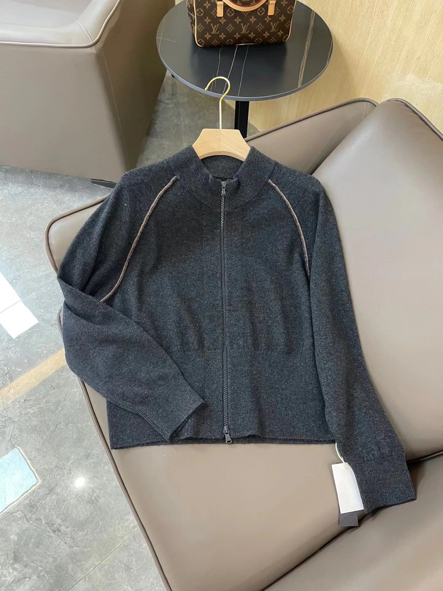 Casual pure cashmere luxurious tracksuit