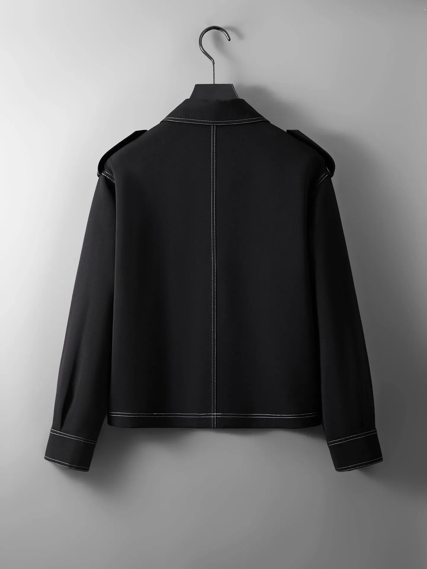 Men's Early Autumn Jacket 2026 Spring New Fashion Low-key Luxury Loose Zip-up Short Coat Streetwear Men Clothing