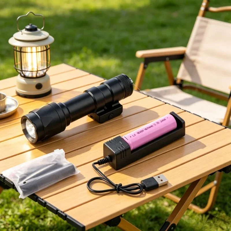 Alloy Connector Tactical Torch, M300 X600 Type Outdoor Illumination Lamp, Common Play Toy Tactical Fittings