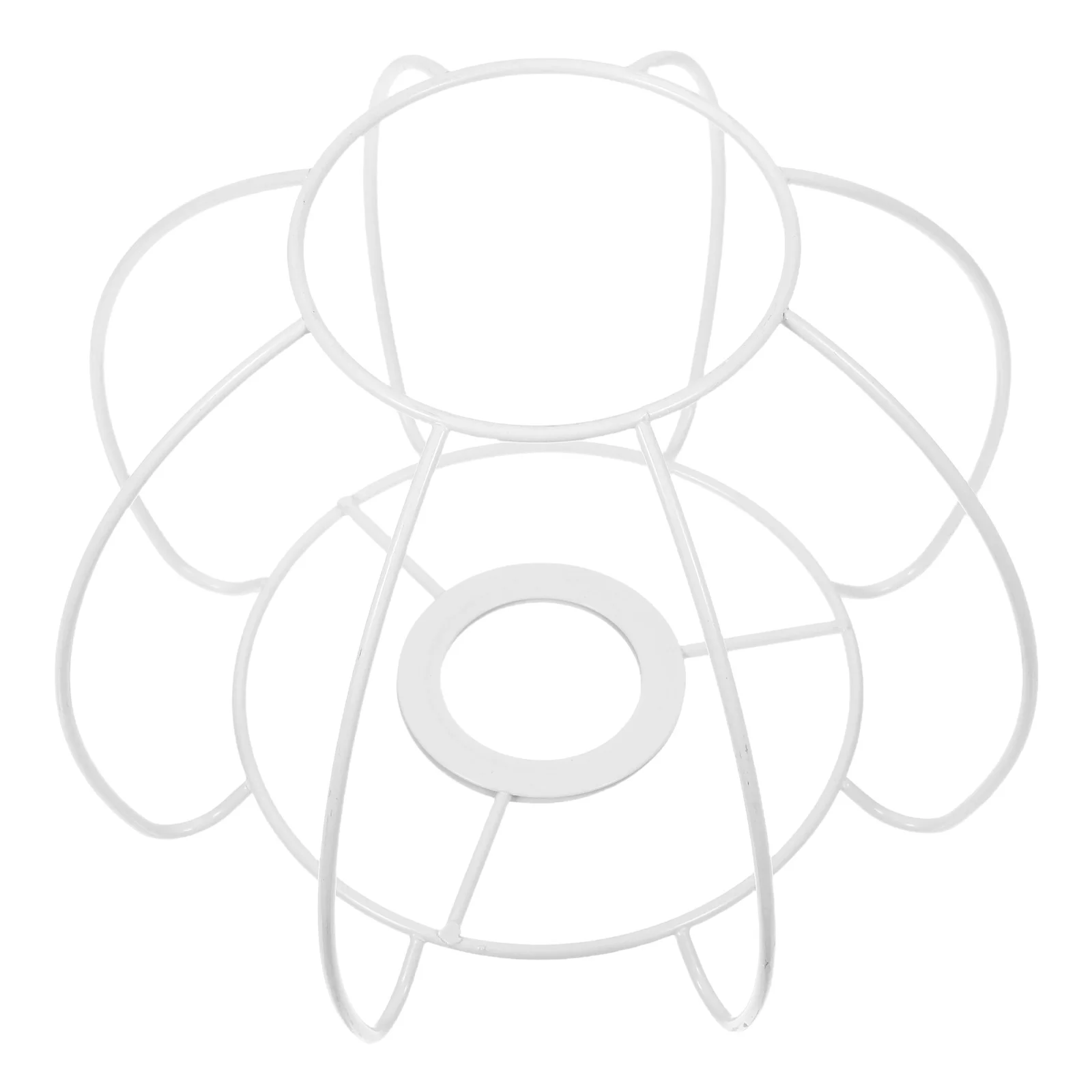 

Rustic Vintage Crystal Lamp Frame Handmade Light Bulb Cage Farmhouse Industrial Retro Decor DIY Lighting Fixture Accessories