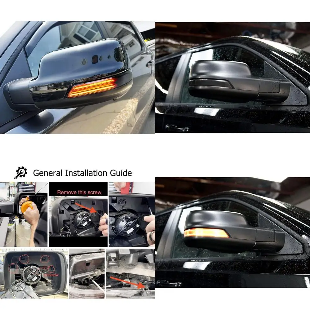 

LED Sequential Turn Signals for 2019-2023 Dodge RAM 1500 with Dynamic Side Mirror Blinkers
