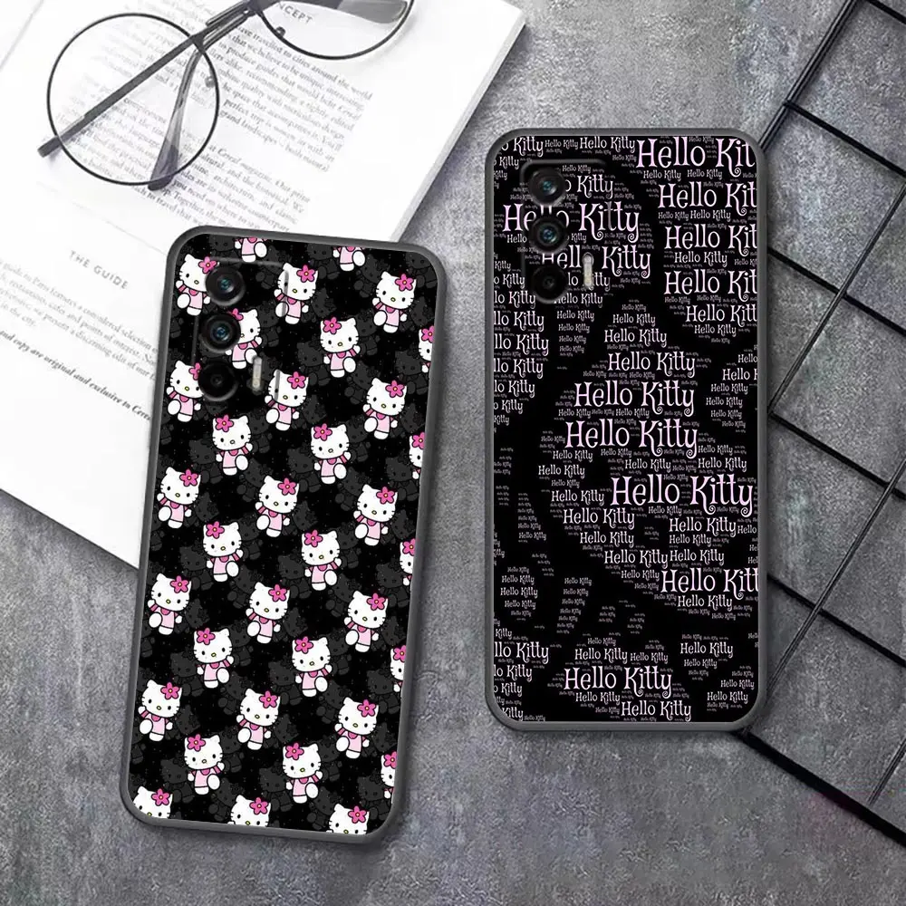 Case For OPPO Realme GT Pro Master Neo2 NARZO 50 50I 50A 5G C35 C33 C21 C21Y C20 C15 V15 V13 Case Anime Cute H-Hello K-Kitty Cat