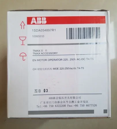 2025.4Original ABB Molded Case Circuit Breaker Electric Operating Mechanism MOE 220-250Vac/dc T4-5