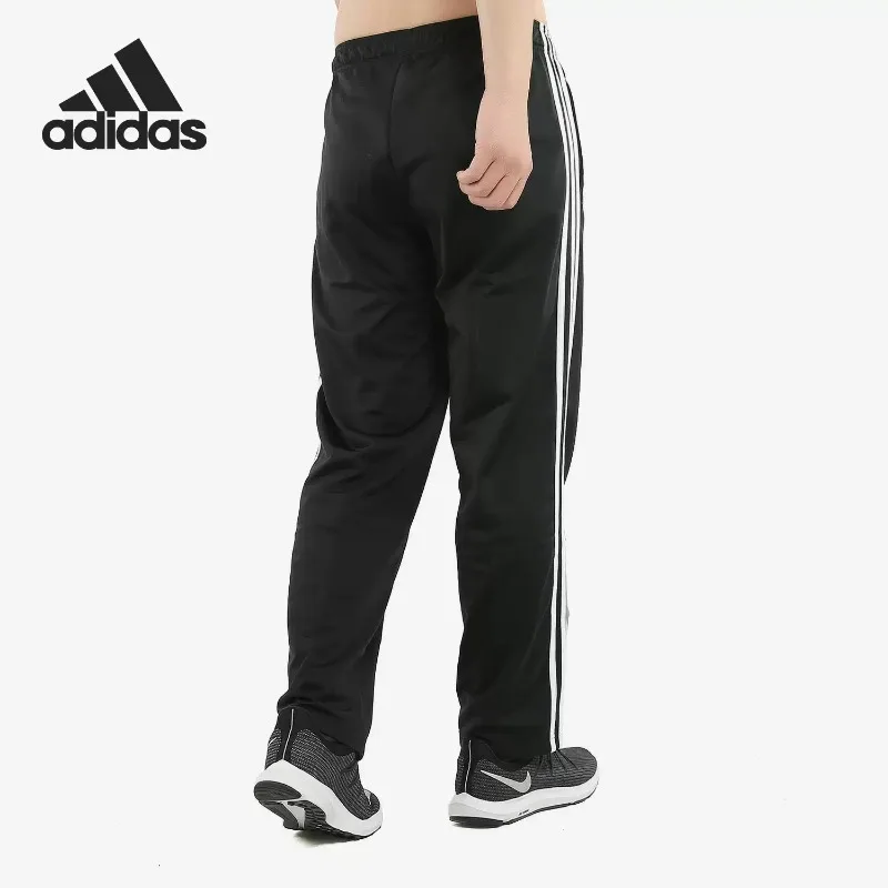 Adidas Wrinkle Free High Rise Waist Cuffed Jogger Snap Pockets Lounge Long TrousersEI9761