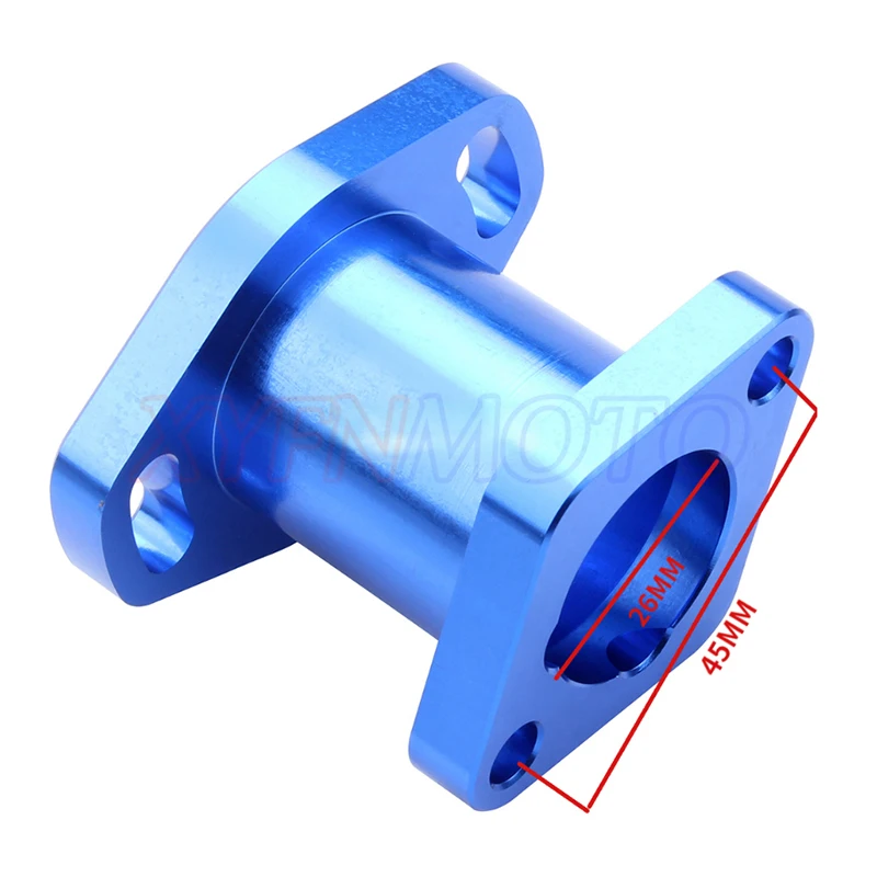 CNC Intake Manifold Carburetor Adapter Engine Connector For VM22 PZ19 PZ26 Carb Intake Pipe Inlet Manifold Gasket Screw