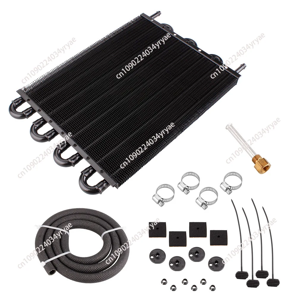 Automobile modified oil cooler, automobile air conditioner tube belt condenser, row tube condenser 4 rows 6 rows 8 rows