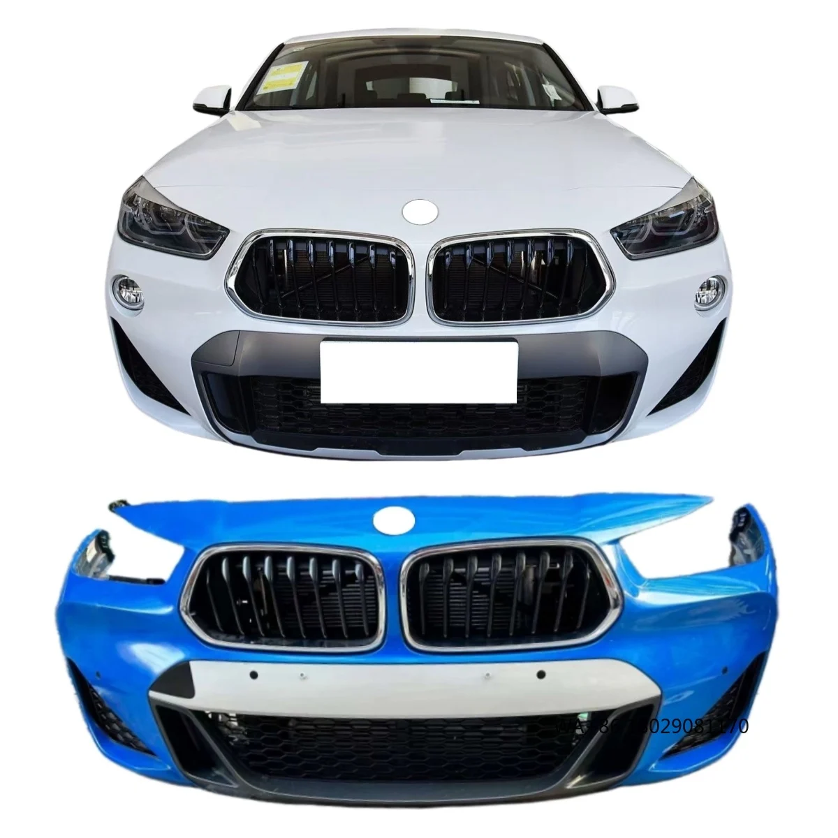 

High ABS Plastic Front Bumper Kit for X2 F39 Easy Installation Pickup Truck Front End Upgrade Used Car Parts Replacement