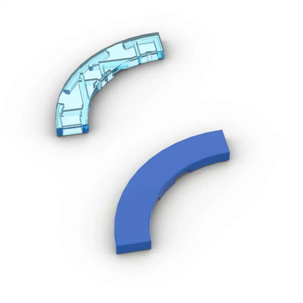 

MOC 10PCS Part Bricks 27507 Tire Round 4x4 Building Blocks Set Corner Plate Board Educational Particle DIY Toy Birthday Kid Gift