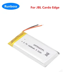 New 3.7V 1600mAh Battery for JBL Cardo Edge Headset New Li-po Polymer Rechargeable Accumulator Pack Replacement batteries