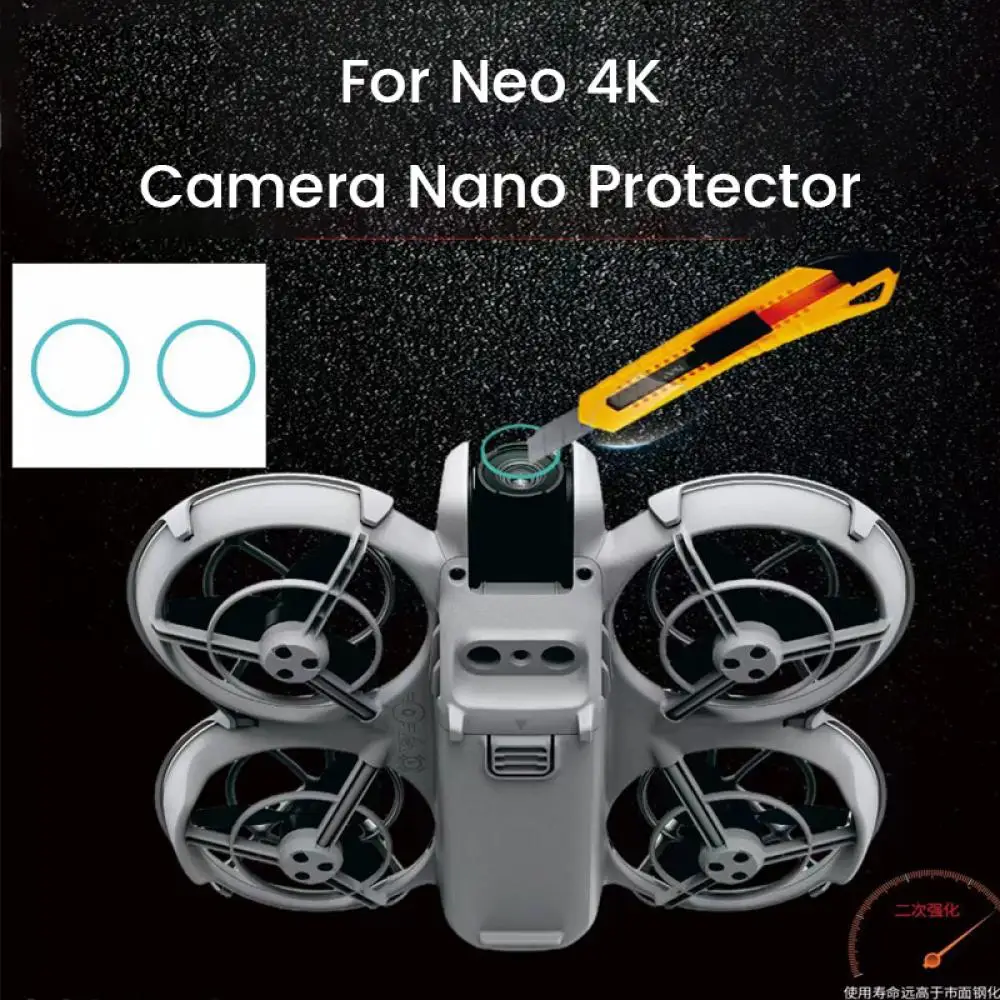 جديد المضادة للخدش المقسى فيلم ل DJI Neo عدسة نانو فيلم نظارات طبقة رقيقة واقية ل DJI Neo ملحقات طائرة بدون طيار