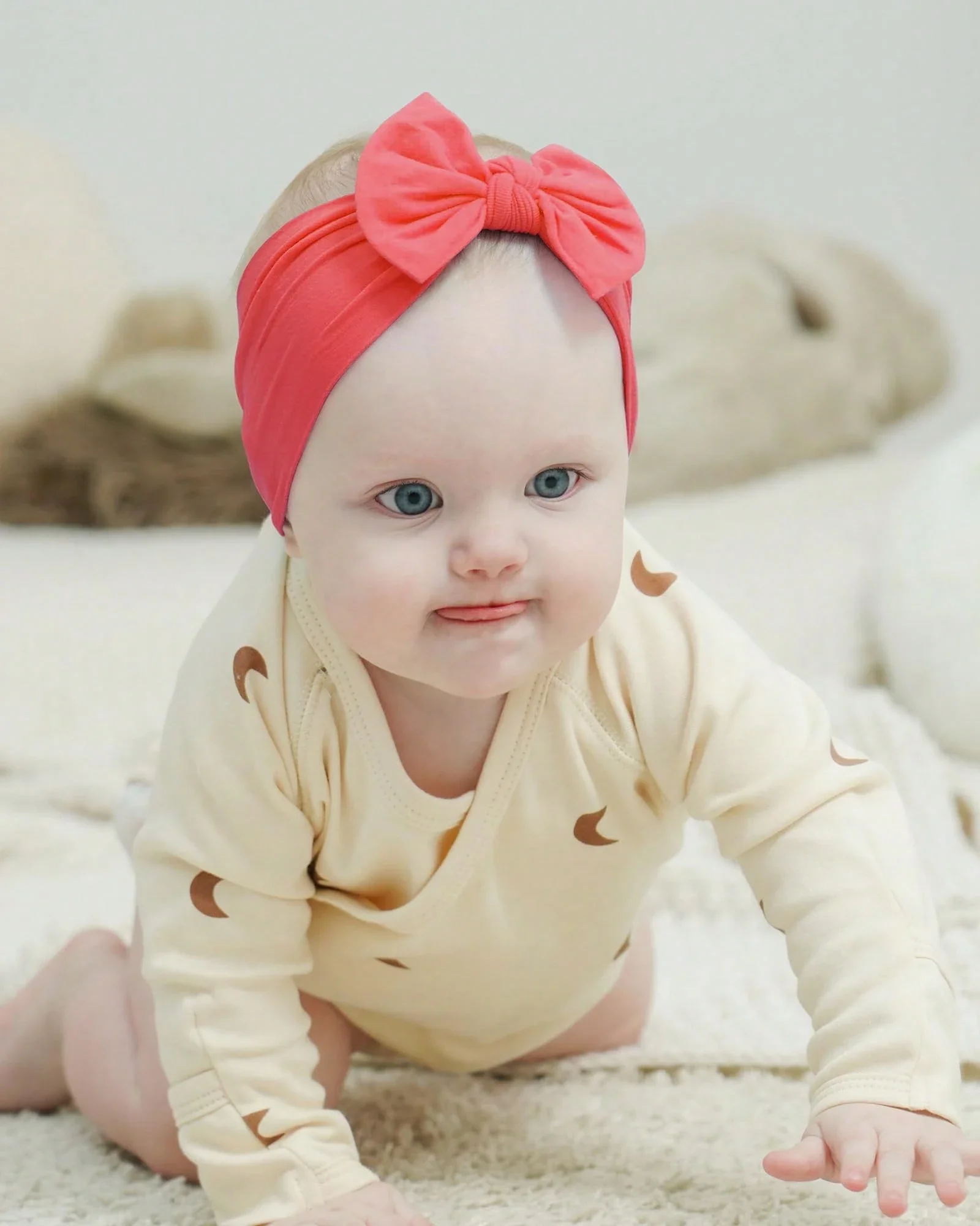 

20 или 24 штук мягких эластичных повязок на голову для малышей с бантиком в стиле тюрбана для новорожденных, младенцев и детей ясельного возраста