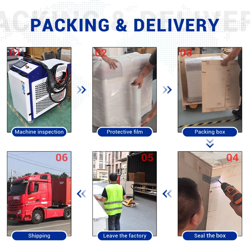 Max Economic Affordable Mini Portable Pulse Fiber Laser Cleaning Machine Metal Rust Wood Oil Paint Concrete Removal 300W