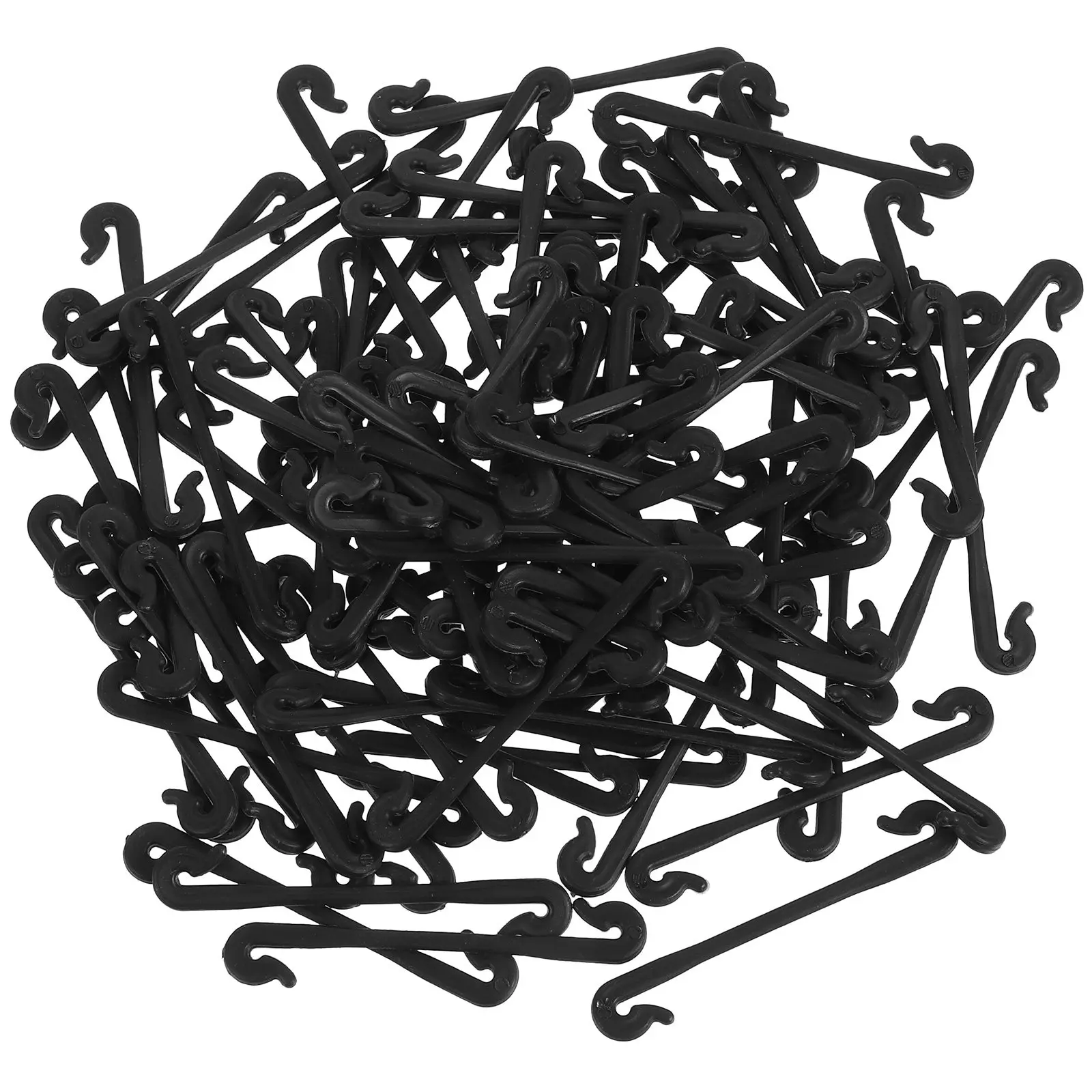 200Pcs Plant Trellis Clips Clear Weatherproof Plastic Vine Clip for Orchard Vine Support Flexible Grape Fruit Tree Branch Fixing