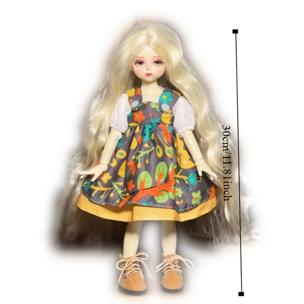 Toy Accessories BJD Doll's Clothes Toy Outfit Toy Clothes Simulated Eye Hinge Doll Dress 1/6 BJD Dress Up Removable Joints Doll