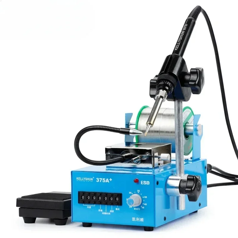 

Tin feeding constant temperature welding table 60W automatic solder machine circuit board foot step universal station weld