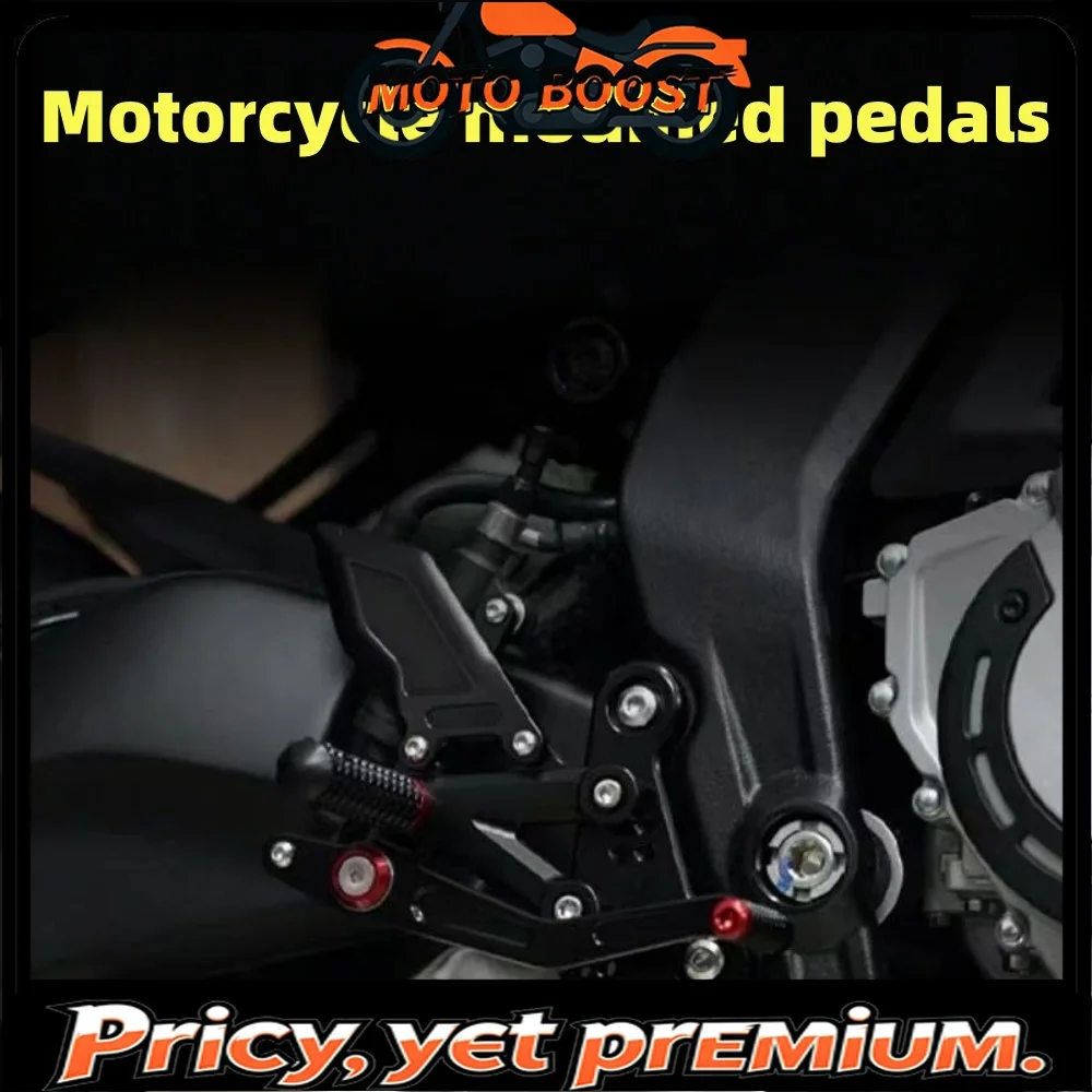 

【Premium quality】Adjustable rear footrests and racing front footrests for 675SR and 675SR-R motorcycles.