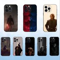 Cool A- Anakin S-Skywalker Phone Case For iPhone 16,15,14,13,12,11 Plus,Pro Max,XS,X,XR,SE,Mini,8,7,Soft Silicone Black Cover