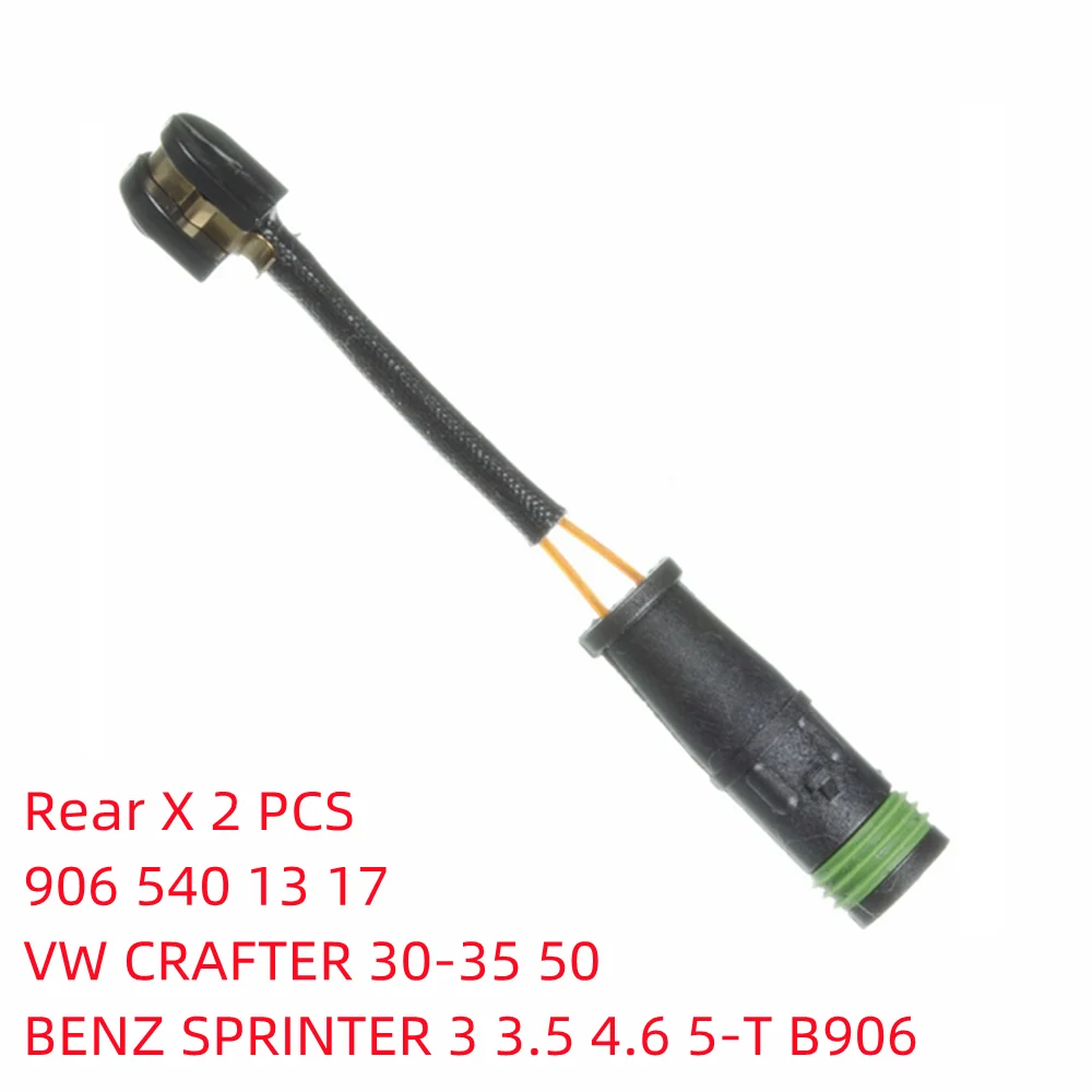 Front Rear Brake Systems Brake Wear Sensor Alarm For Mercedes BENZ SPRINTER 3 3.5 4.6 5-T B906 W163 C219 For VW CRAFTER 30-35 50