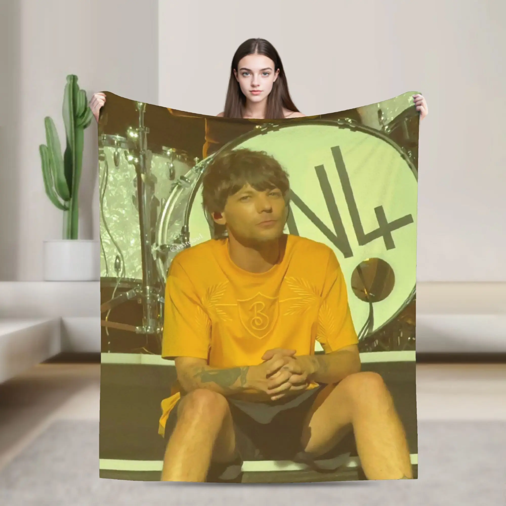 لويس توملينسون جولة عصير الليمون 2025 بطانية ميرش بطانيات رمي فائقة النعومة للأريكة 50 × 60 بوصة رميات الفراش متعددة الحجم #1