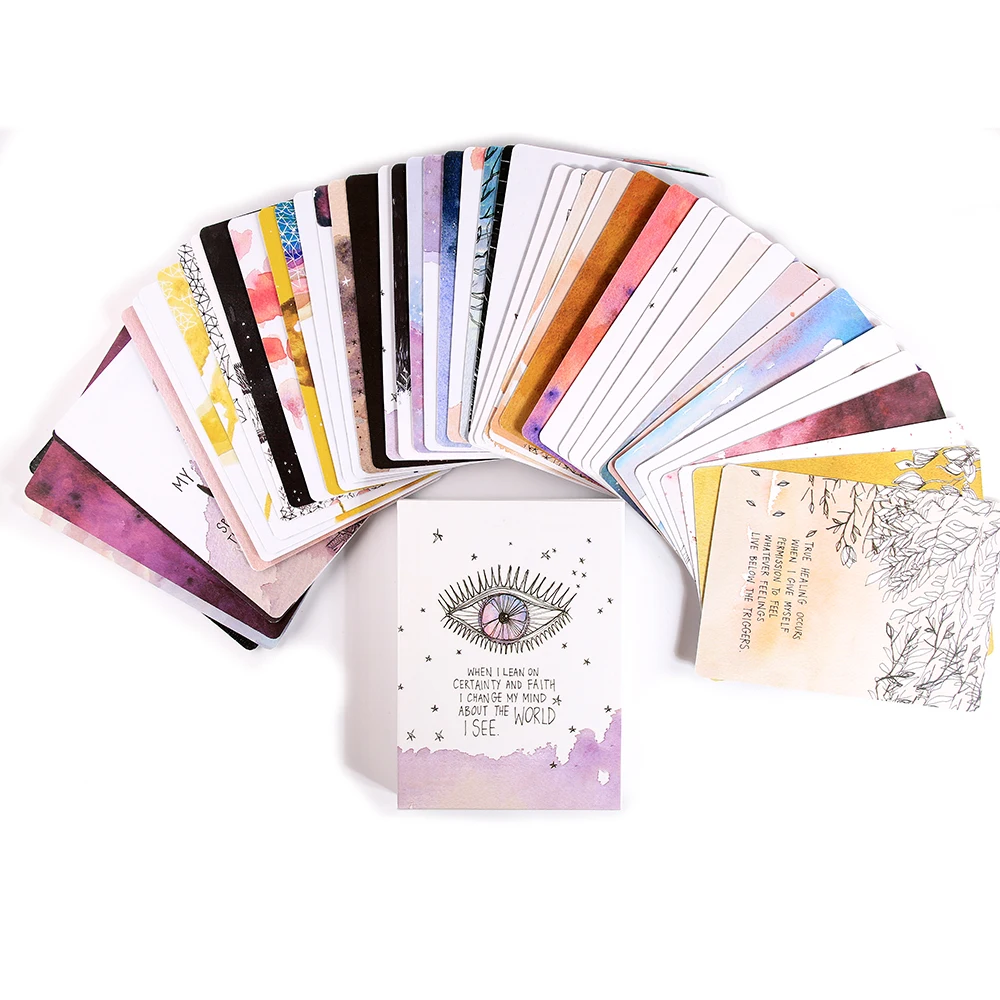 الكون لديه بطاقات أوراكل الظهر الخاصة بك لعبة طاولة الحفلات الترفيهية عالية الجودة نبوءة الكهانة سطح التارو مع دليل PDF