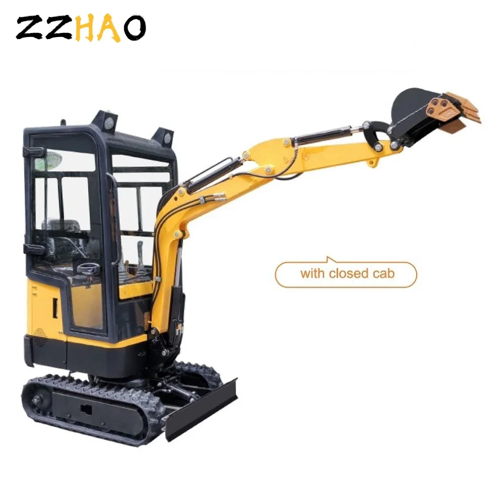 1 Ton Mini Excavator Digging Hydraulic Small Micro Digger Machine Prices for Sale