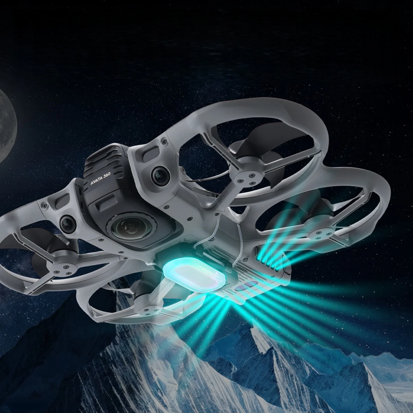 Spotlight Color-Changing Illuminated Landing Gear For DJI AVATA 360 Photography Accessory