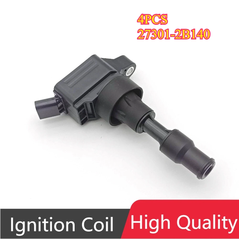 

4 шт. 27301-2B140 273012B140 273012B140W катушки зажигания для Kia KX3 K4 K5 KX5 Hyundai Sonata Tucso G4FJ 2014- 1,6T