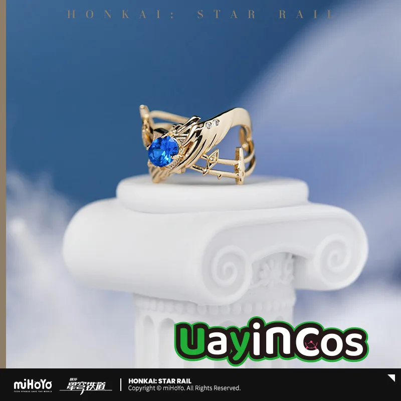 

Rings Official Merch Honkai Star Rail Sunday Rings For Women Ring Set Jewellery Polux Anime Figure Game Toy Kids Gift Cosplay