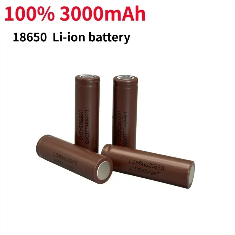 2026 New Original 18650 HG2 3000mAh Battery 3.7V Discharge 20A High-Performance Rechargeable Battery for Power-Hungry Devices