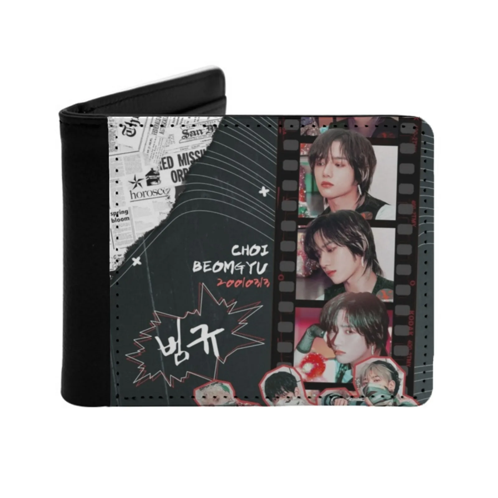 

Txt Loser Lover Beomgyu The Chaos Chapter Fight Or Escape Cute Personalized Men's Leather Wallet Credit Card Pouch Purse Txt