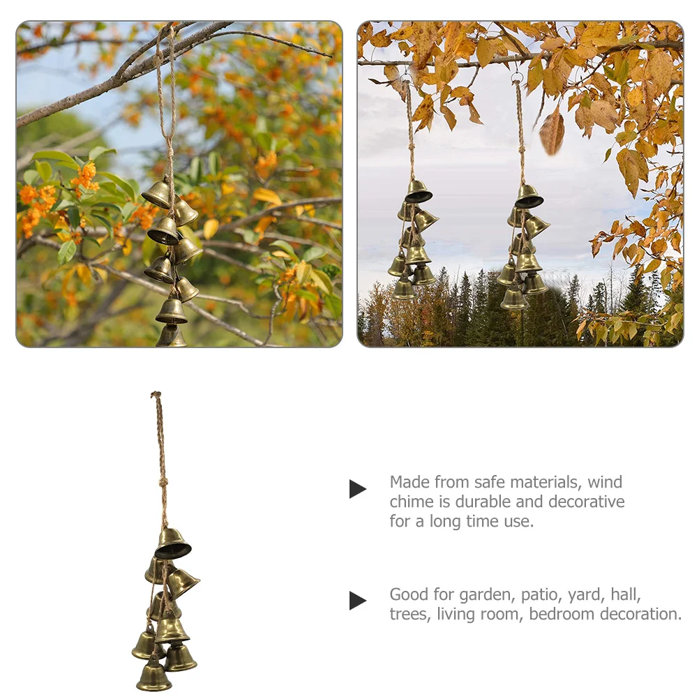 

Wind Chime Decoration Metal Hanging Ornament For Outdoor Patio Garden Yard Home Witch Bell Protection Charm Wind Bell