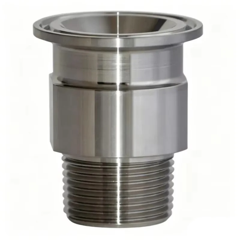 Customized Service Lathe CNC Machining Parts Carbon Steel CNC Turned Hydraulic Ferrule Cap Sleeve Hydraulic Ferrule Fittings