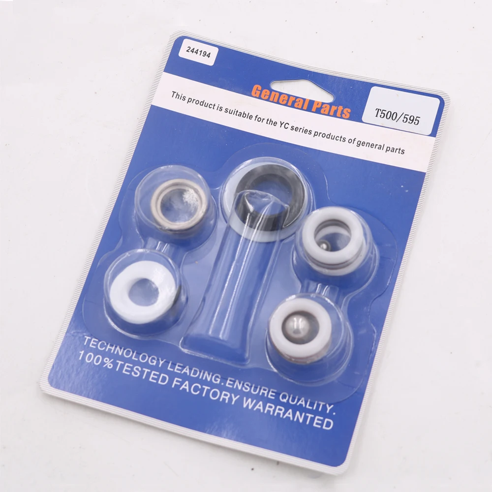 244194 zestaw do naprawy pompy na rynku wtórnym dla opryskiwacza Fengke 244194 pistolet Spay 390 395 490 495 595 FK-695 zapasowy elektryczny pistolet do malowania