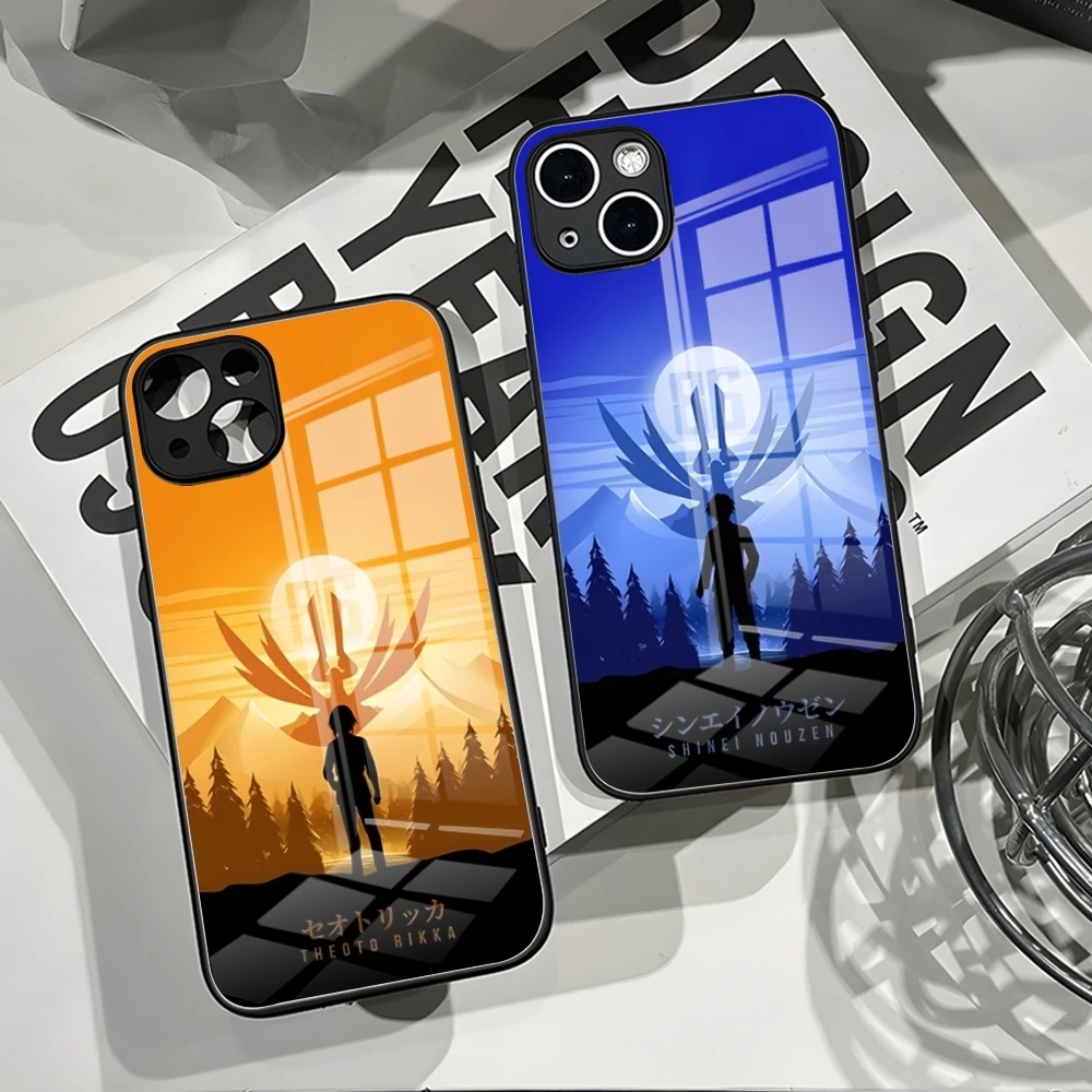 Anime 86 Eighty Six Phone Case For IPhone 14 Pro Max 15 Pro 12 11 13 Mini X XR XS 16 Plus SE Tempered Glass Back Cover