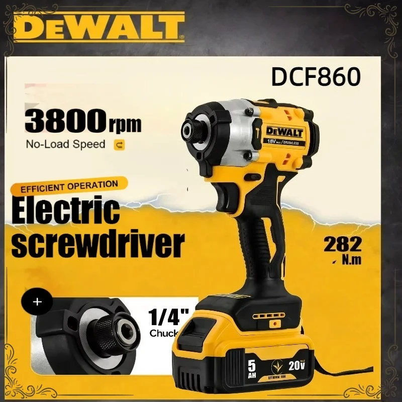 Dewalt  DCF860 Cordless Compact Drill / Driver Brushless Electric Drill Screwdriver Rechargeable Power Tools Upgraded