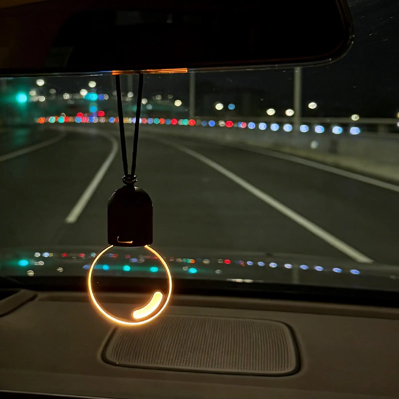 Bulb Car Charm for Vehicle Indoor Adjustable Creative Auto Interior Accessories Mini Lighting Tool