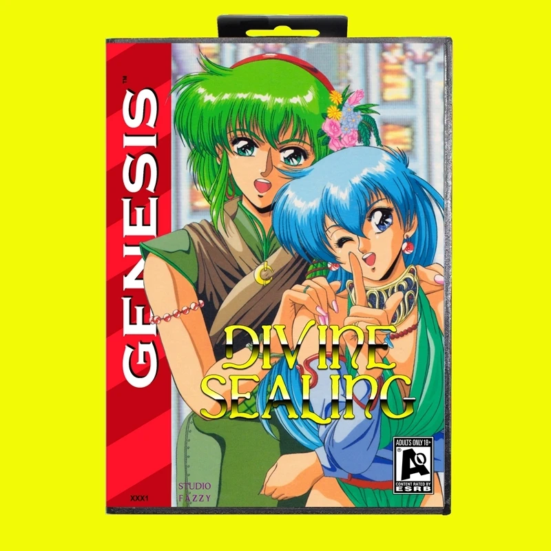 セガジェネシスシステム,超軽量,シンプルなシーリングカード,ケース付きゲームカード,16ビット