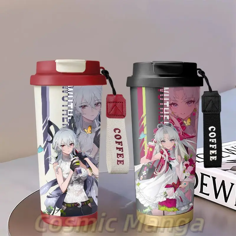 

Zani Carlotta Wuthering Waves Game Термос большой емкости Изолированная чашка Чашка для воды из нержавеющей стали Портативная двойная чашка для питья