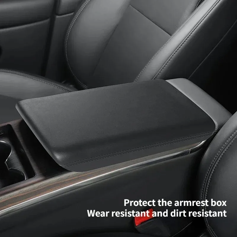 

Защитный чехол для подлокотника Tesla Model X Model S 2023-2024, накладка на центральную консоль, TPE-подушка, автомобильные аксессуары