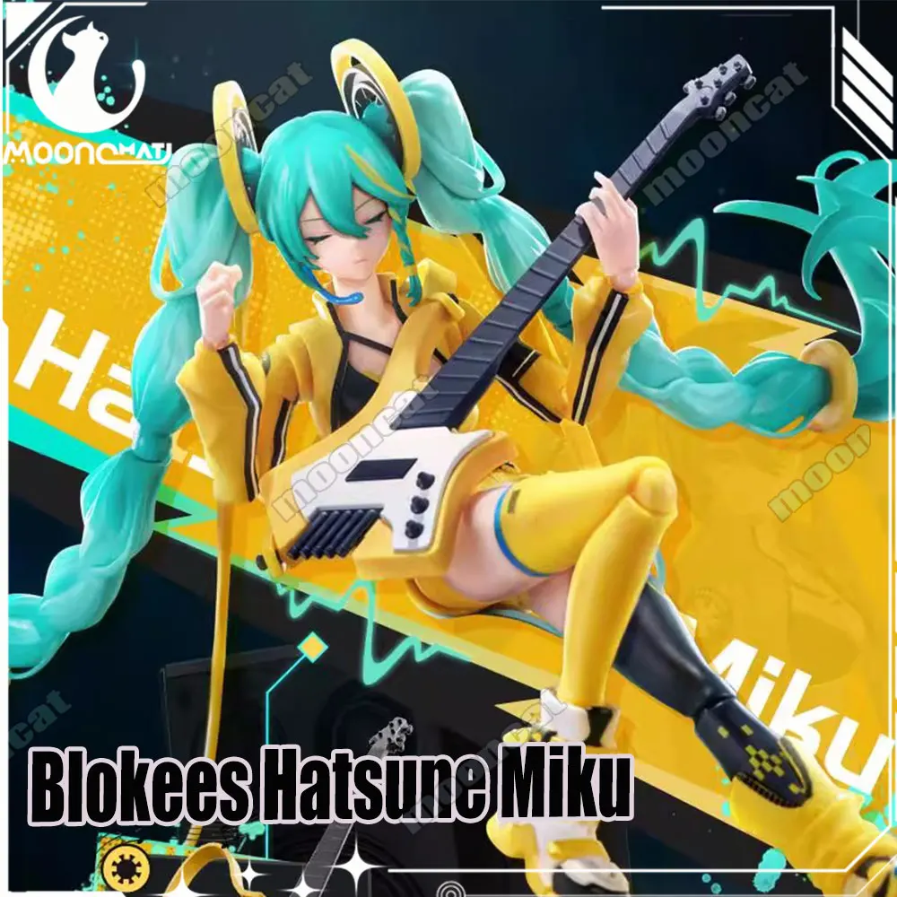

Новинка-горячая фигурка Blokees Hatsunemiku, чудо-версия, Мику, коллекция аниме-фигурок, мобильные сборные фигурки, детская игрушка в подарок