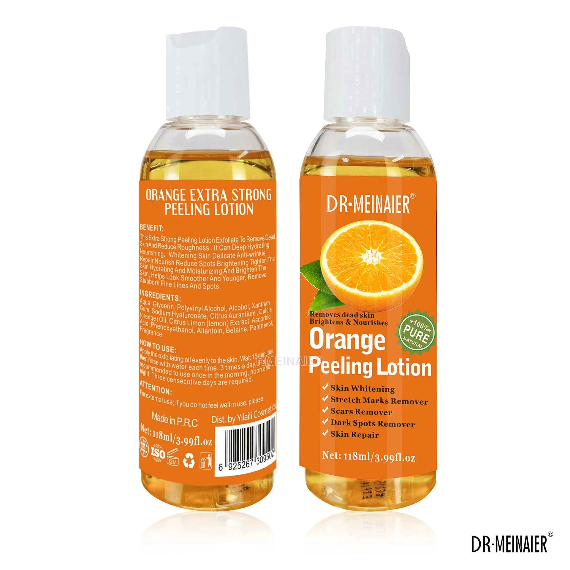 Fresh orange peeling oil Brightens skin tone and removes spots Skin repair exfoliating body oil for hands and feet Skin care