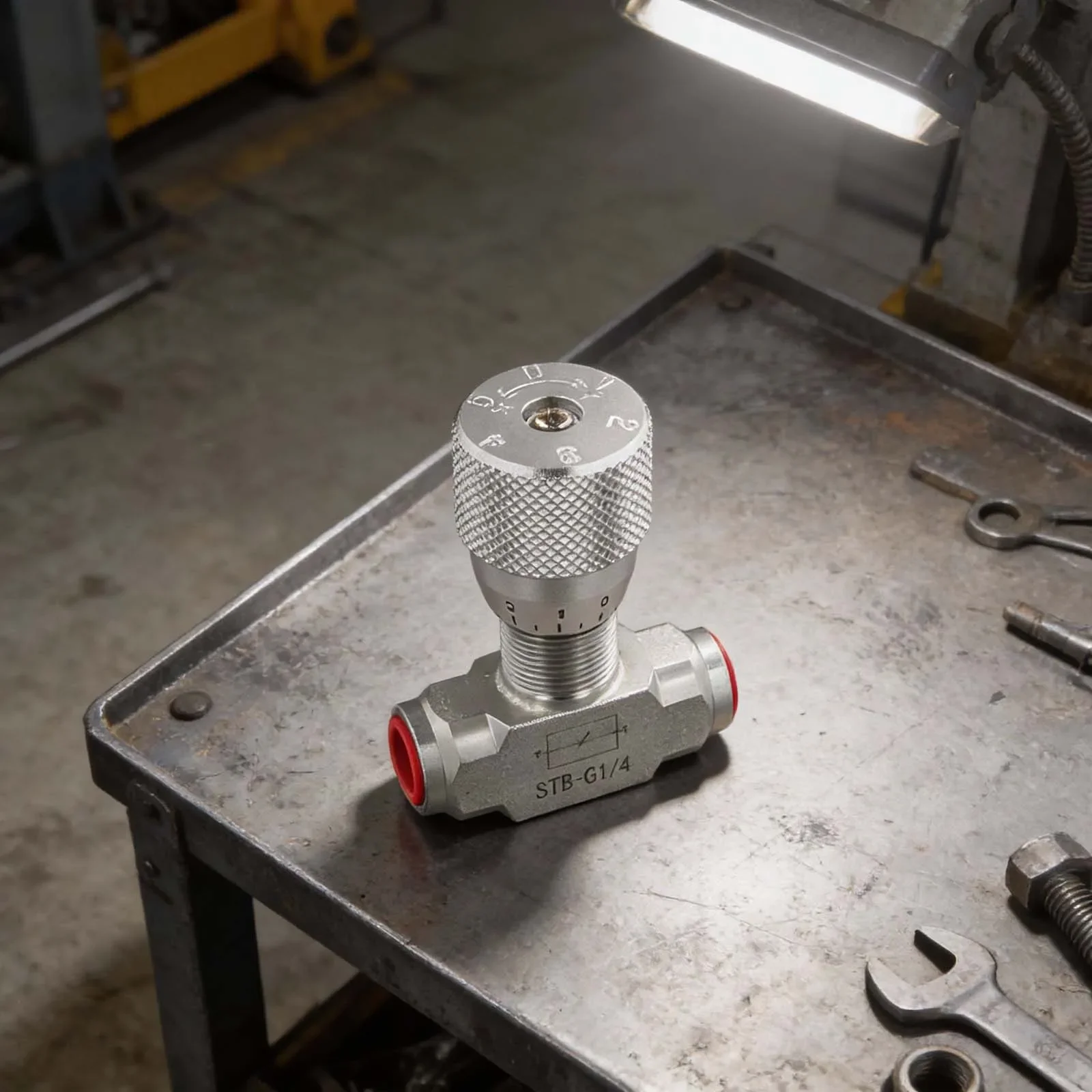 Hydraulic Control Two-Way Valve Operating Range -20 C To 90 C High-Pressure Resistance Spring-Set Pressure 7.25 PSI